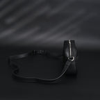 Gucci Black Leather Embossed Logo Belt Bag — view 6