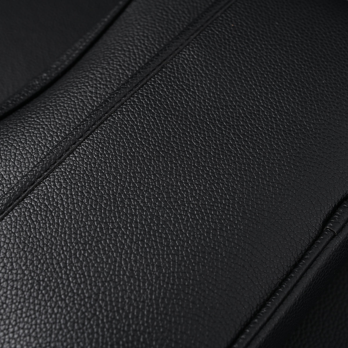 Gucci Black Leather Embossed Logo Belt Bag — view 17