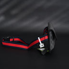 Gucci Ophidia GG Supreme Belt Bag – Black/Grey with Web Strap — view 13