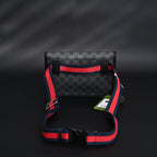 Gucci Ophidia GG Supreme Belt Bag – Black/Grey with Web Strap — view 7