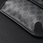 Gucci Ophidia GG Supreme Belt Bag – Black/Grey with Web Strap — view 8