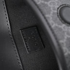 Gucci Ophidia GG Supreme Belt Bag – Black/Grey with Web Strap — view 4