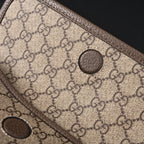 Gucci Ophidia GG Supreme Mini Belt Bag – Beige/Ebony with Web Stripe — view 14