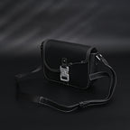 Dior Saddle Crossbody Bag – Black Grained Calfskin with Silver-Tone Hardware - Black with Silver-Tone Hardware — view 4