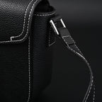 Dior Saddle Crossbody Bag – Black Grained Calfskin with Silver-Tone Hardware - Black with Silver-Tone Hardware — view 15