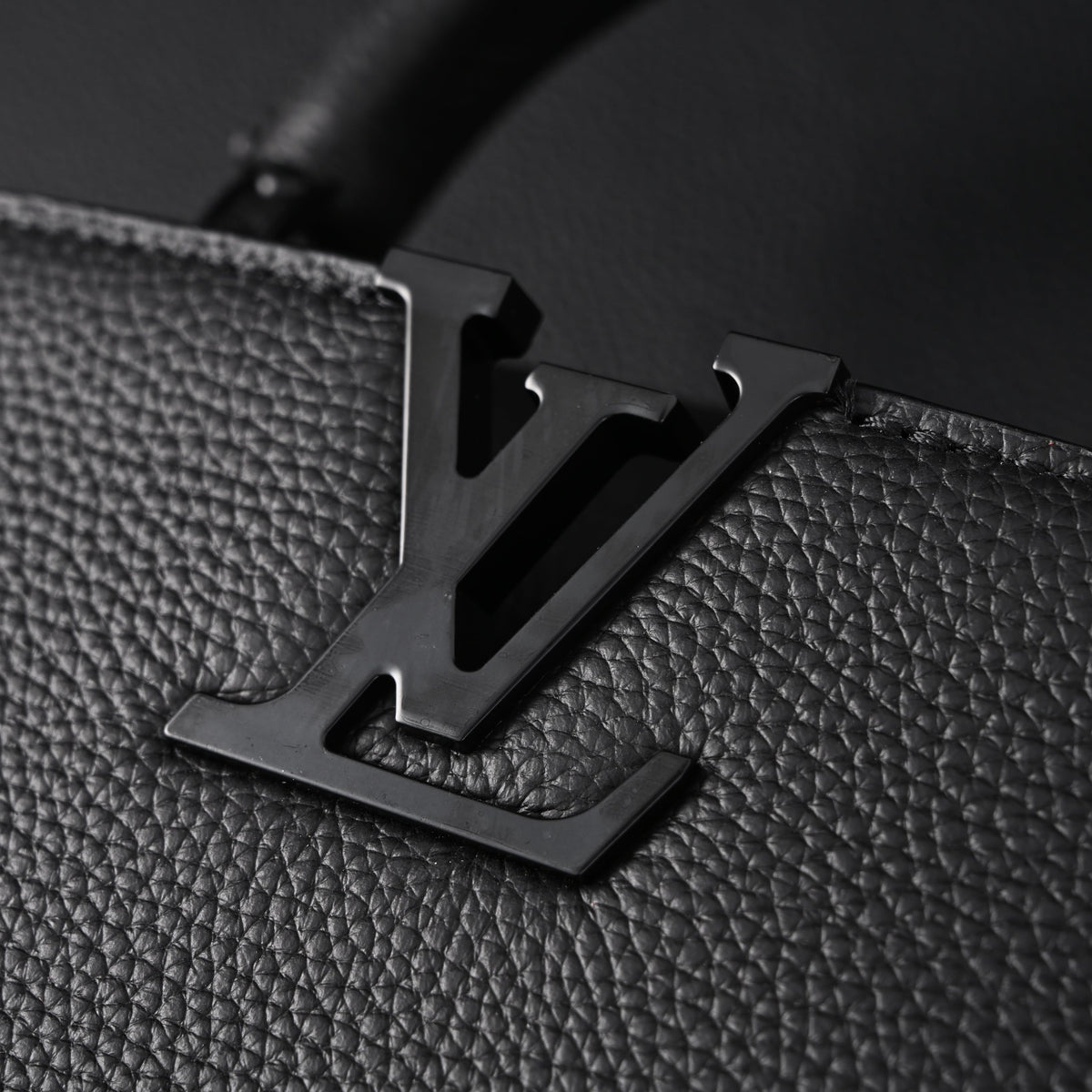 Chanel Classic Flap Bag – Black Quilted Caviar Leather with Gold-Tone Hardware — view 15