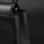 Chanel Classic Flap Bag – Black Quilted Caviar Leather with Gold-Tone Hardware — view 17