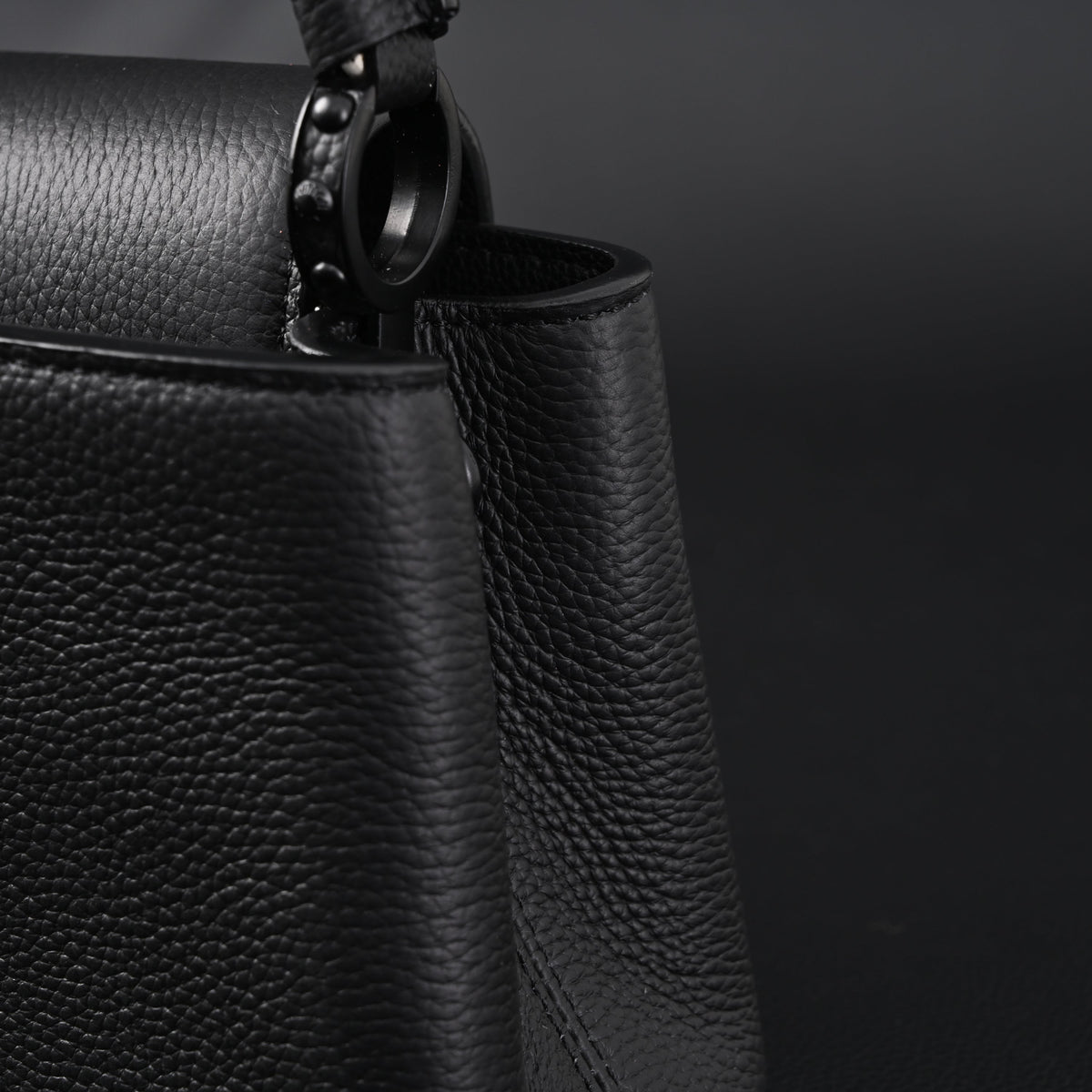 Chanel Classic Flap Bag – Black Quilted Caviar Leather with Gold-Tone Hardware — view 17