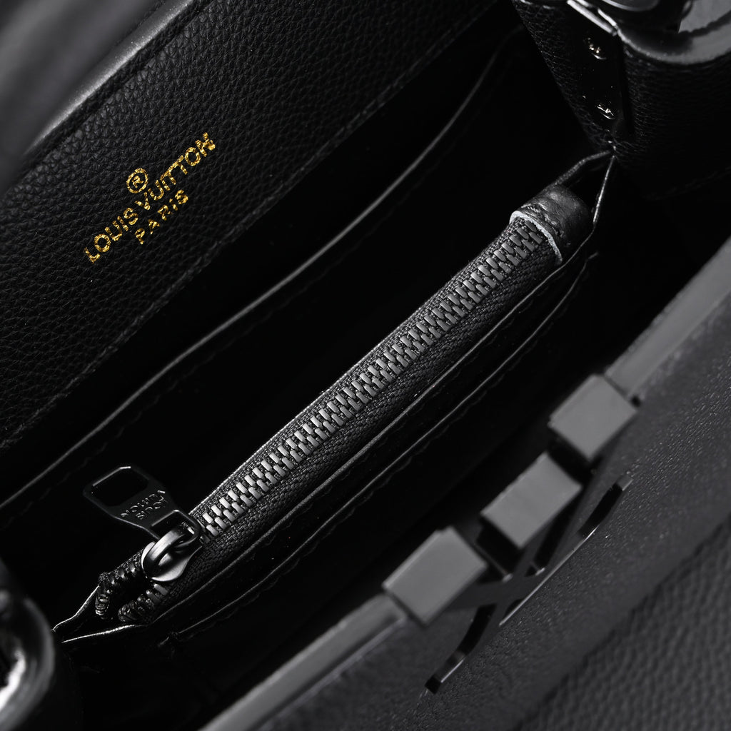 Chanel Classic Flap Bag – Black Quilted Caviar Leather with Gold-Tone Hardware — view 2