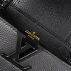 Chanel Classic Flap Bag – Black Quilted Caviar Leather with Gold-Tone Hardware — view 3