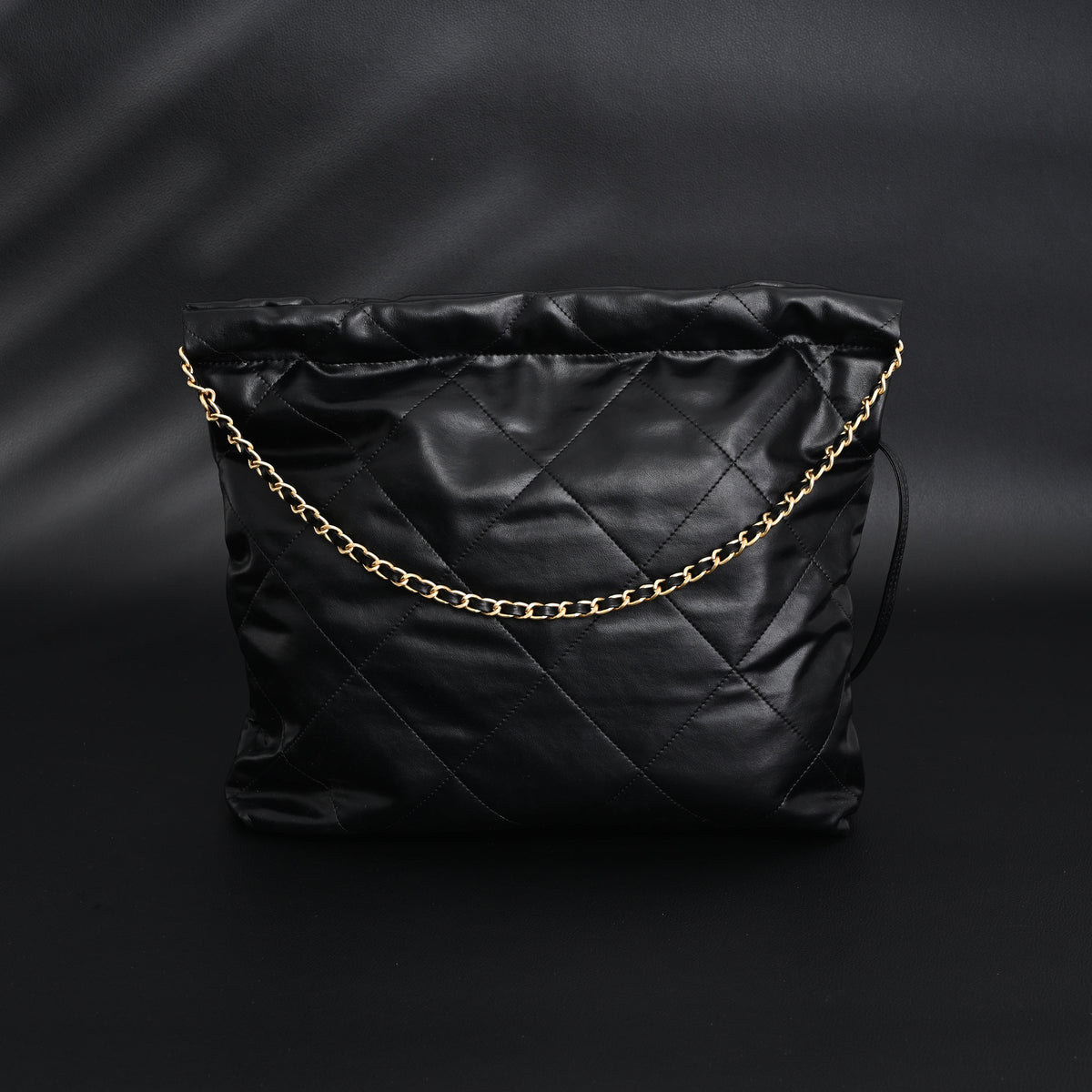 Chanel 19 Flap Bag – Black Quilted Lambskin with Gold & Ruthenium Hardware — view 18