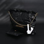 Chanel 19 Flap Bag – Black Quilted Lambskin with Gold & Ruthenium Hardware — view 1