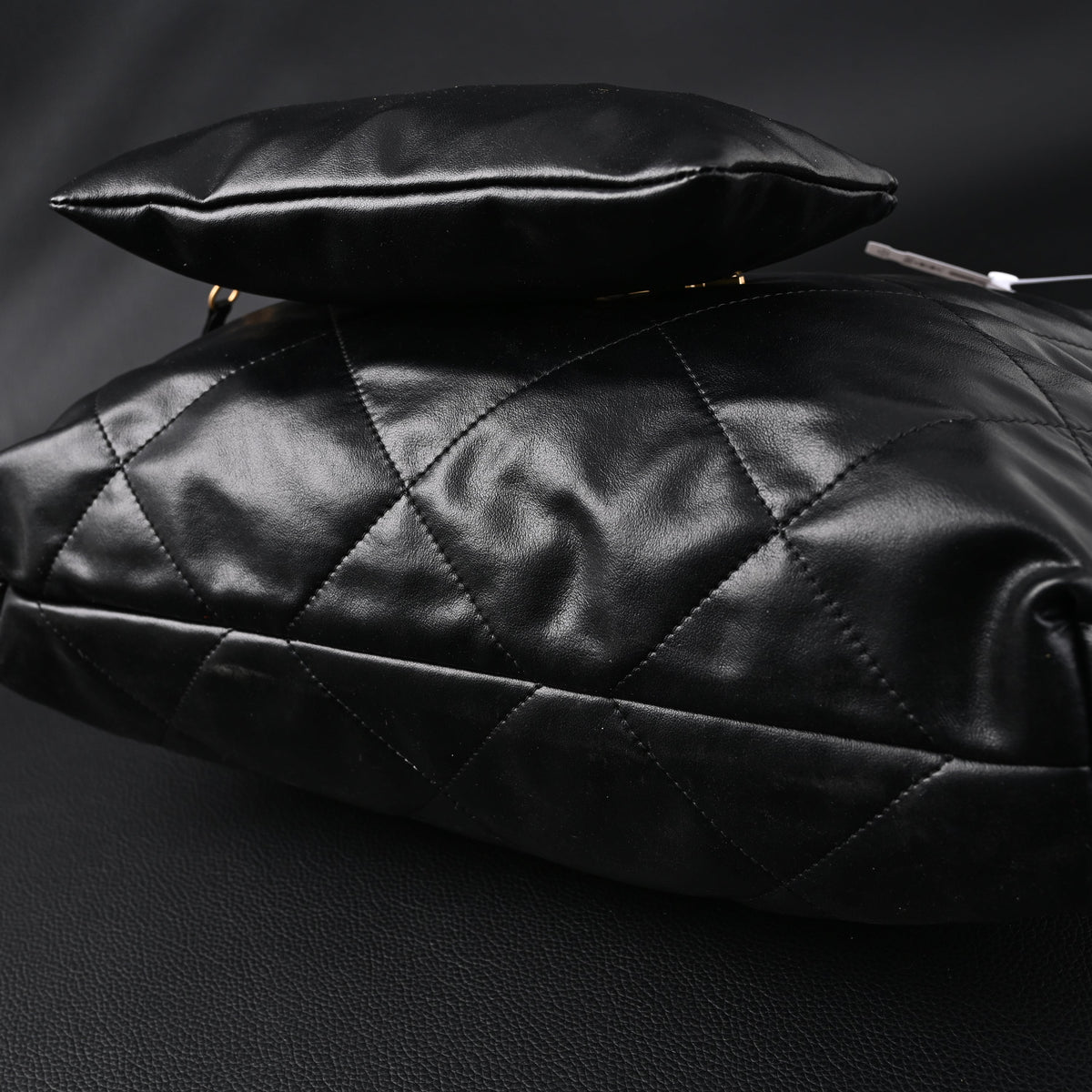 Chanel 19 Flap Bag – Black Quilted Lambskin with Gold & Ruthenium Hardware — view 8