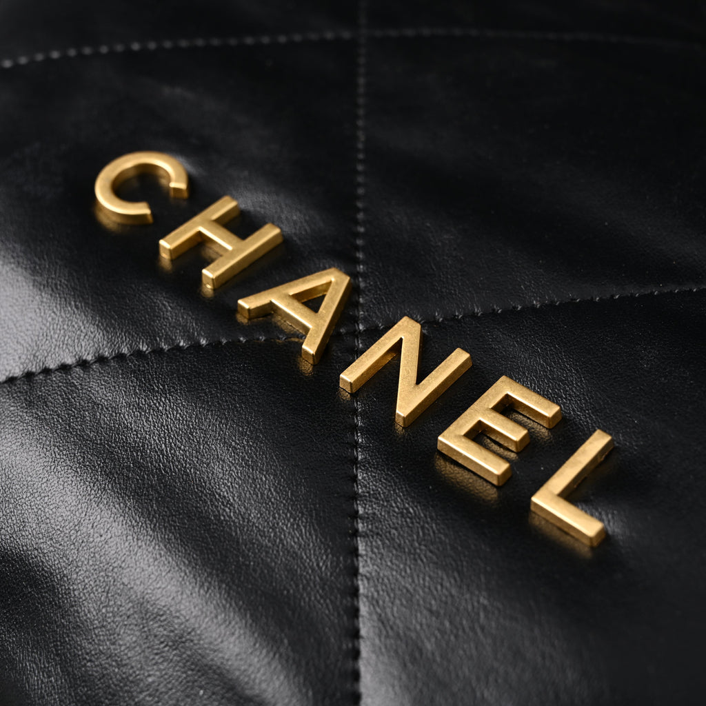 Chanel 19 Flap Bag – Black Quilted Lambskin with Gold & Ruthenium Hardware — view 11