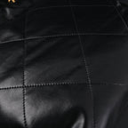 Chanel 19 Flap Bag – Black Quilted Lambskin with Gold & Ruthenium Hardware — view 19