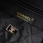 Chanel 19 Flap Bag – Black Quilted Lambskin with Gold & Ruthenium Hardware — view 14