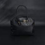 Miu Miu Leather Tote Bag – Classic Black — view 1
