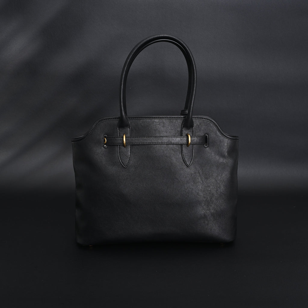 Miu Miu Leather Tote Bag – Classic Black — view 6