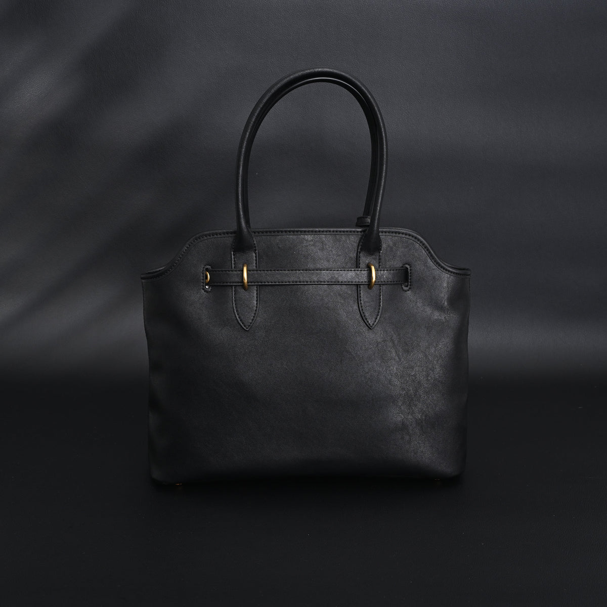 Miu Miu Leather Tote Bag – Classic Black — view 6