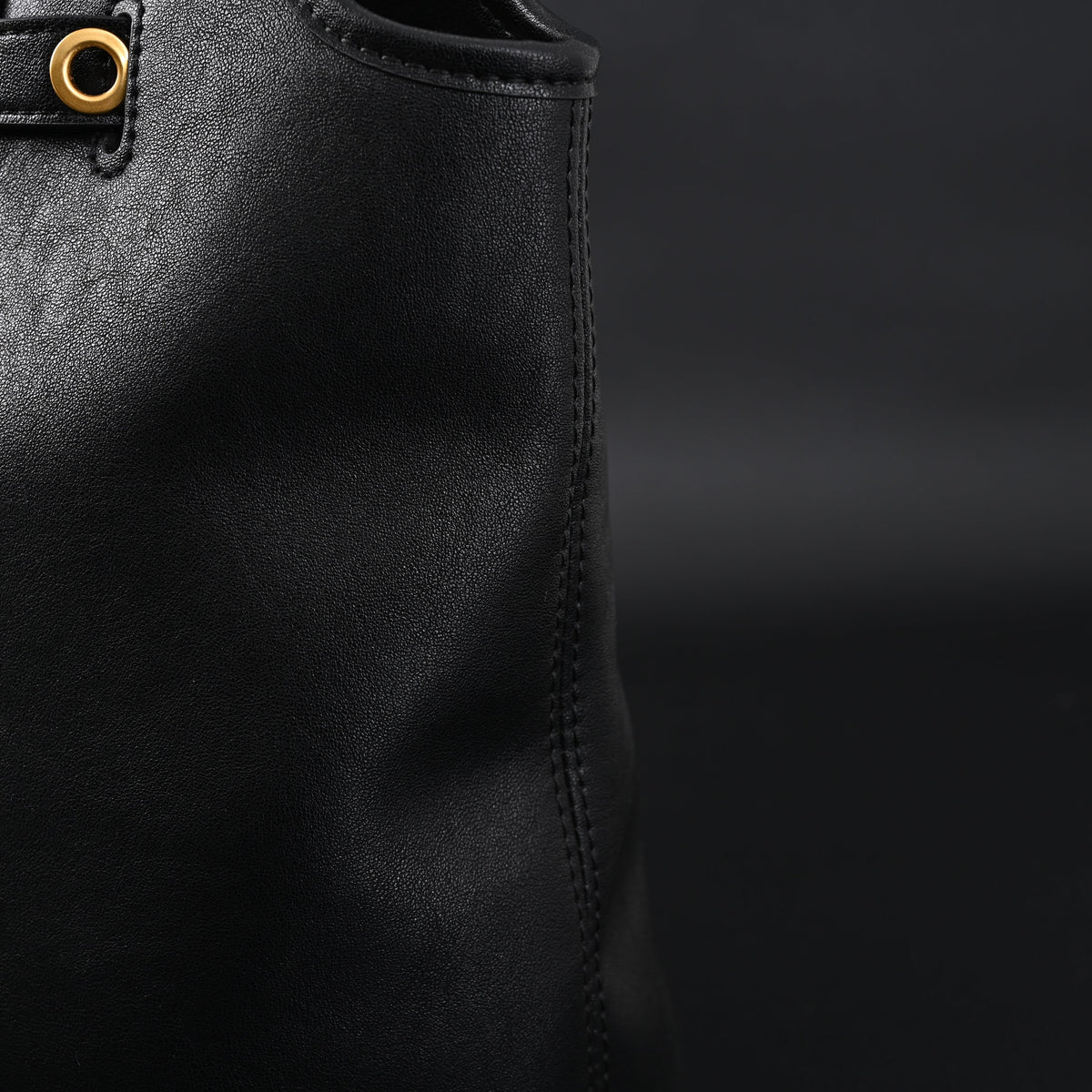 Miu Miu Leather Tote Bag – Classic Black — view 10