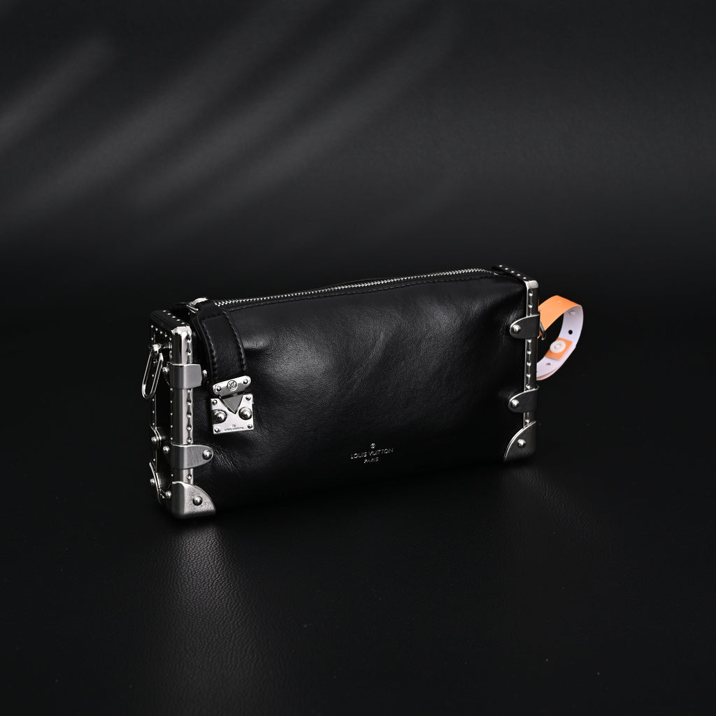 Louis Vuitton Soft Trunk Monogram Black Leather Crossbody Bag — view 9