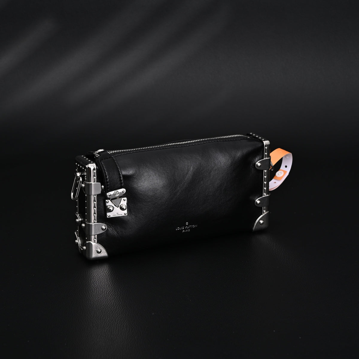 Louis Vuitton Soft Trunk Monogram Black Leather Crossbody Bag — view 9
