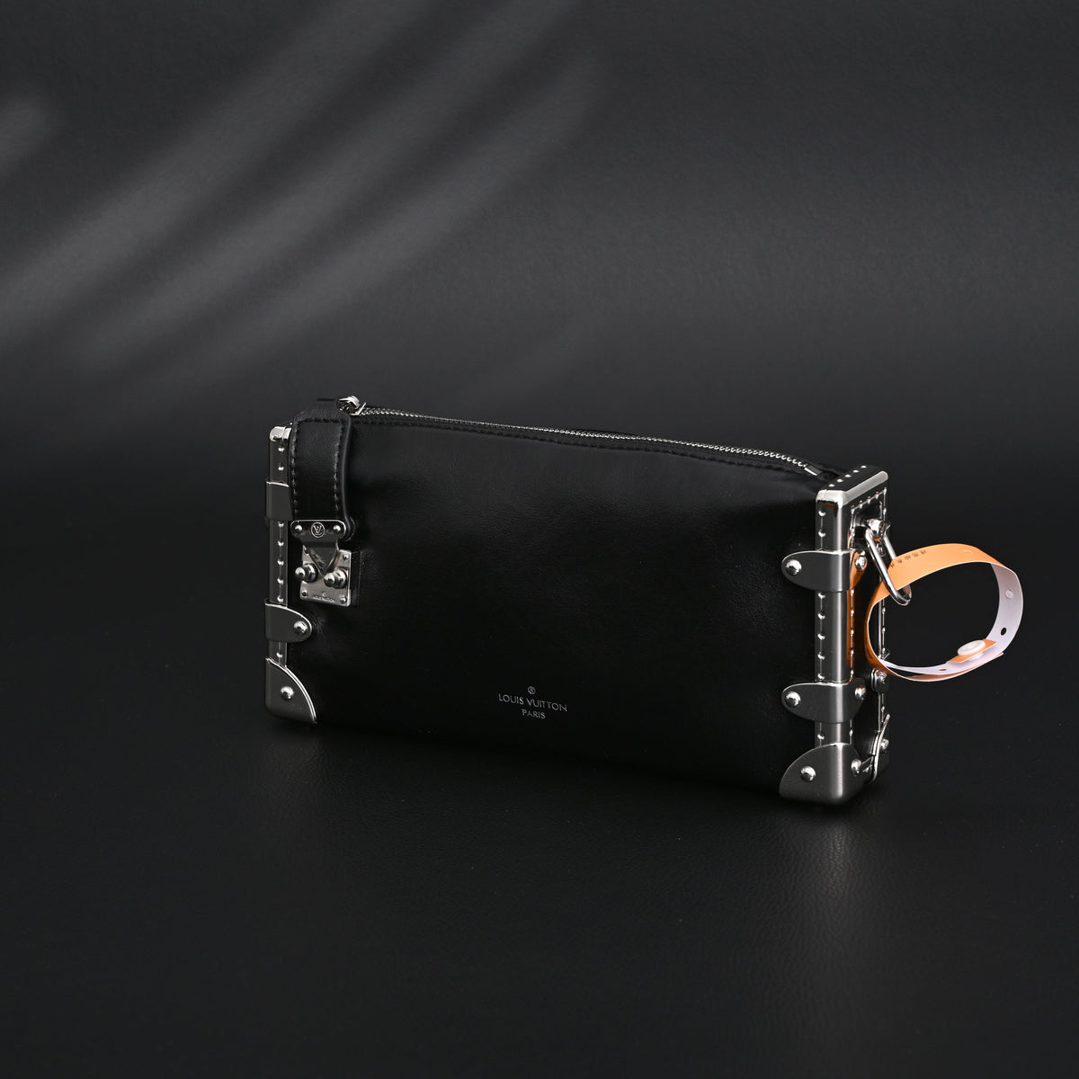 Louis Vuitton Soft Trunk Monogram Black Leather Crossbody Bag — view 5