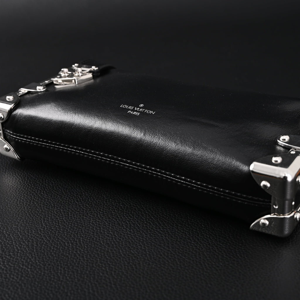 Louis Vuitton Soft Trunk Monogram Black Leather Crossbody Bag — view 6