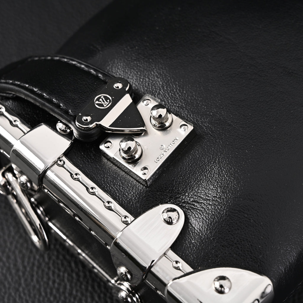 Louis Vuitton Soft Trunk Monogram Black Leather Crossbody Bag — view 7
