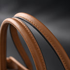 Miu Miu Leather Tote Bag – Elegant Caramel Brown — view 15