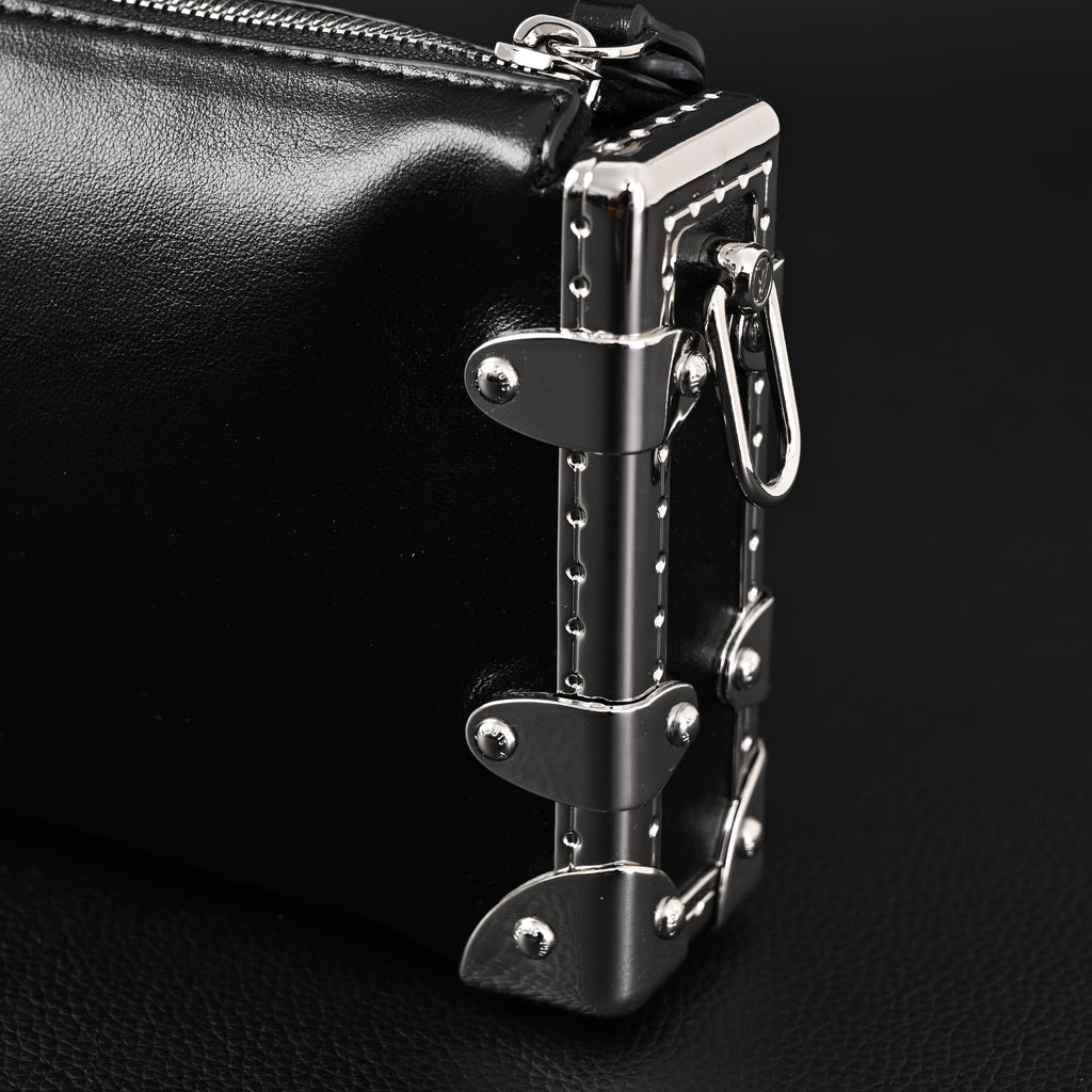 Louis Vuitton Soft Trunk Monogram Black Leather Crossbody Bag — view 12