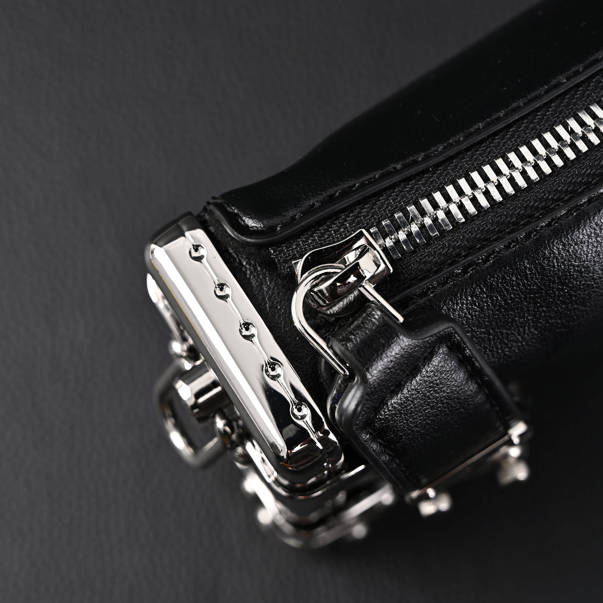 Louis Vuitton Soft Trunk Monogram Black Leather Crossbody Bag — view 16