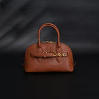 Gucci Horsebit 1955 Brown Leather Top Handle Bag - Classic Brown with Rich Texture — view 15
