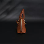 Gucci Horsebit 1955 Brown Leather Top Handle Bag - Classic Brown with Rich Texture — view 3