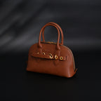 Gucci Horsebit 1955 Brown Leather Top Handle Bag - Classic Brown with Rich Texture — view 5