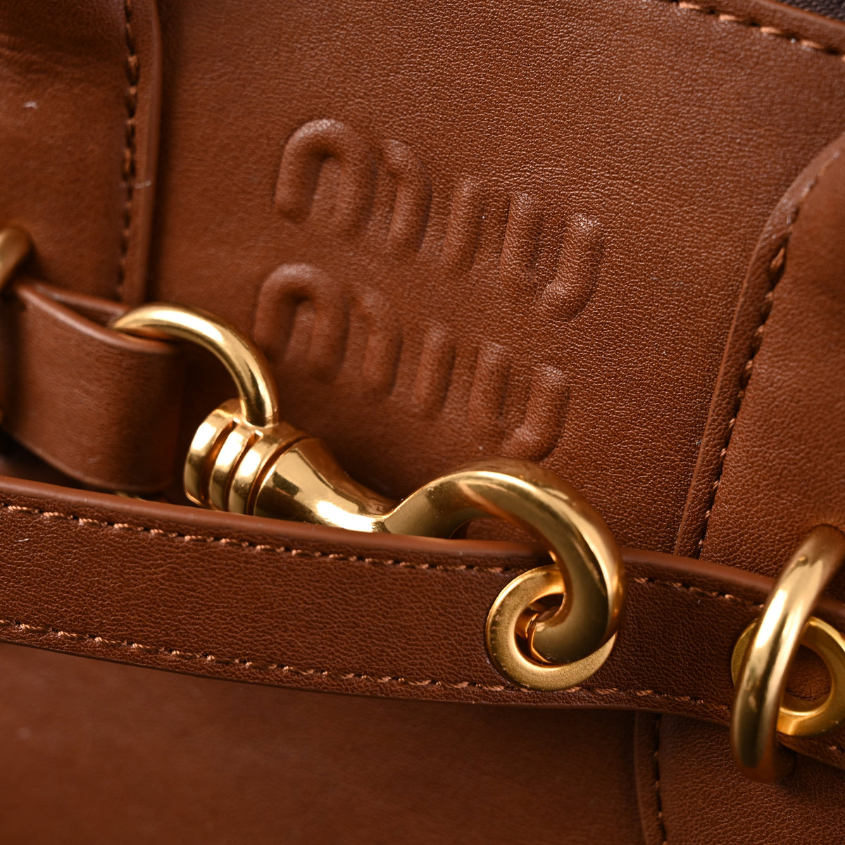Gucci Horsebit 1955 Brown Leather Top Handle Bag - Classic Brown with Rich Texture — view 10