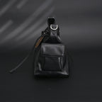 Louis Vuitton Montaigne Black Mahina Leather Shoulder Bag — view 12