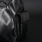 Louis Vuitton Montaigne Black Mahina Leather Shoulder Bag — view 15