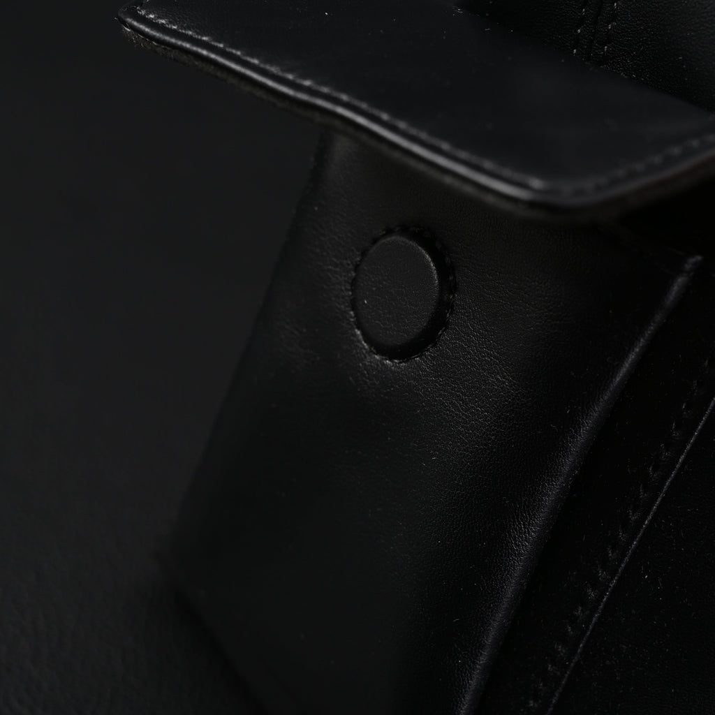 Louis Vuitton Montaigne Black Mahina Leather Shoulder Bag — view 14