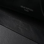 Louis Vuitton Montaigne Black Mahina Leather Shoulder Bag — view 19