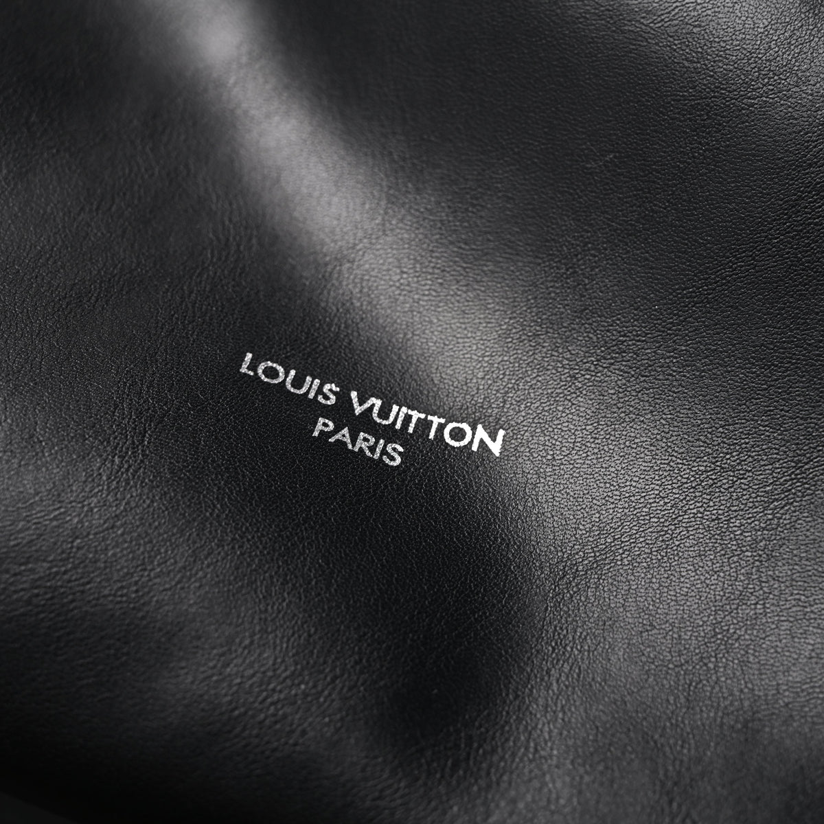 Louis Vuitton Montaigne Black Mahina Leather Shoulder Bag — view 8
