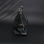 Louis Vuitton Black Mahina Leather Hobo Shoulder Bag — view 14