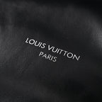 Louis Vuitton Black Mahina Leather Hobo Shoulder Bag — view 8