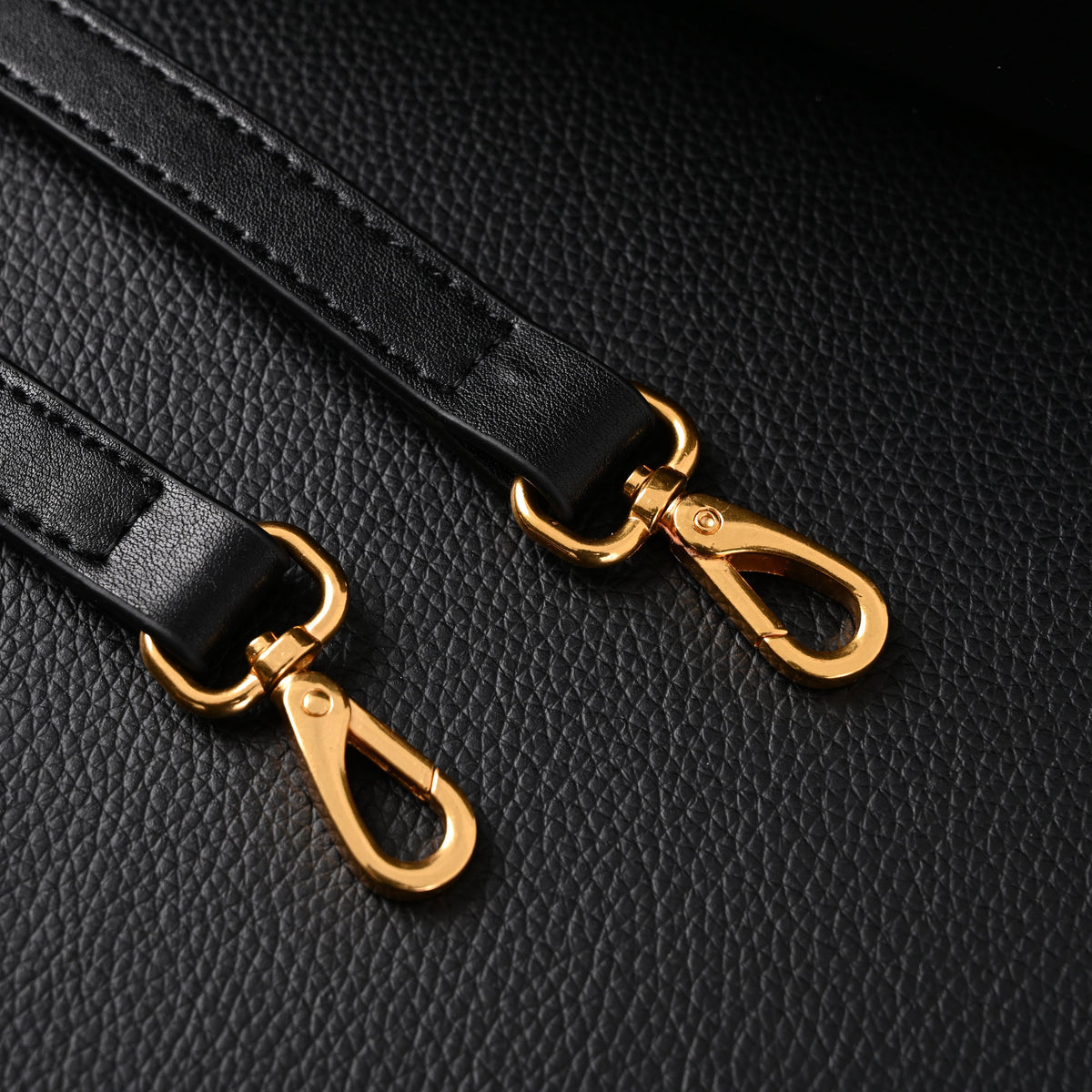 Miu Miu Black Matelassé Leather Satchel Bag – Mini Top Handle - Black with Gold-Tone Accents — view 6