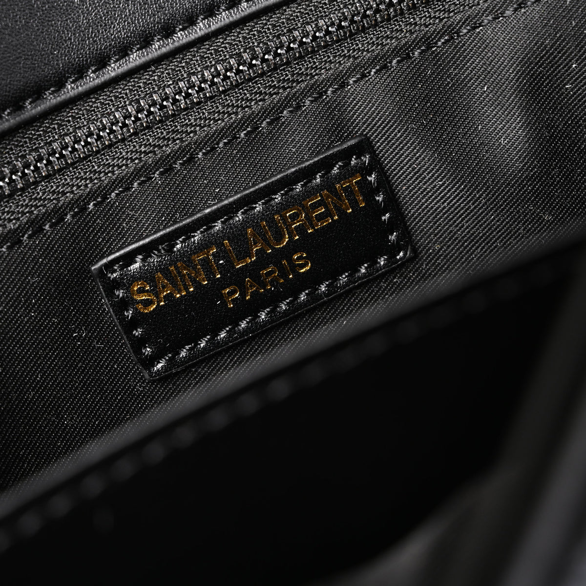 Saint Laurent Niki Medium Black Crinkled Leather Shoulder Bag — view 3