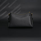 Prada Cleo Black Brushed Leather Shoulder Bag — view 13