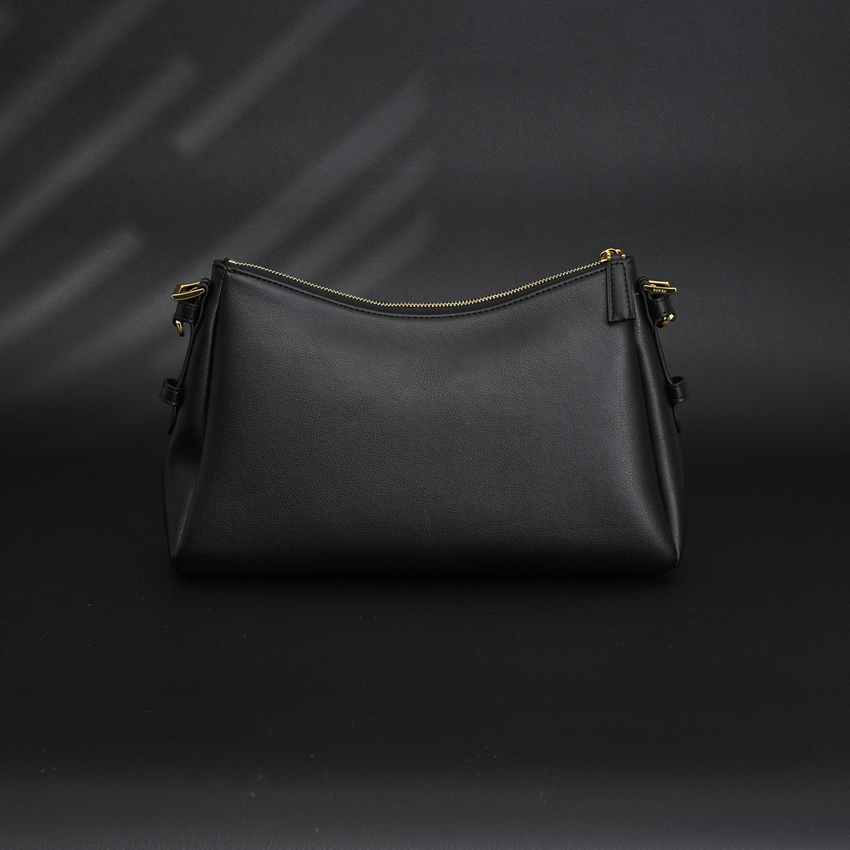 Prada Cleo Black Brushed Leather Shoulder Bag — view 13