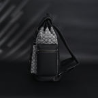Coach Ch Sprint Backpack – Signature Canvas & Leather - Black / Grey Monogram — view 11