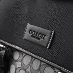 Coach Ch Sprint Backpack – Signature Canvas & Leather - Black / Grey Monogram — view 14