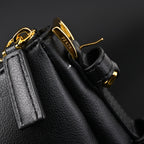 Prada Cleo Black Brushed Leather Shoulder Bag — view 18